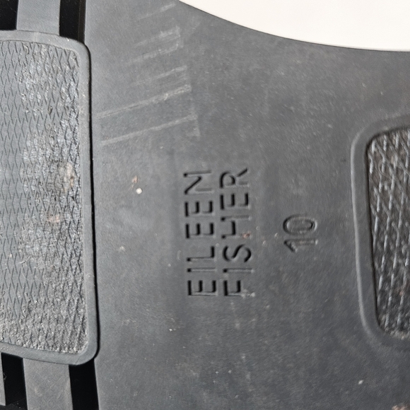 Eileen Fisher 10 stretch sock Black Wedge Ankle Boots - Picture 7 of 10